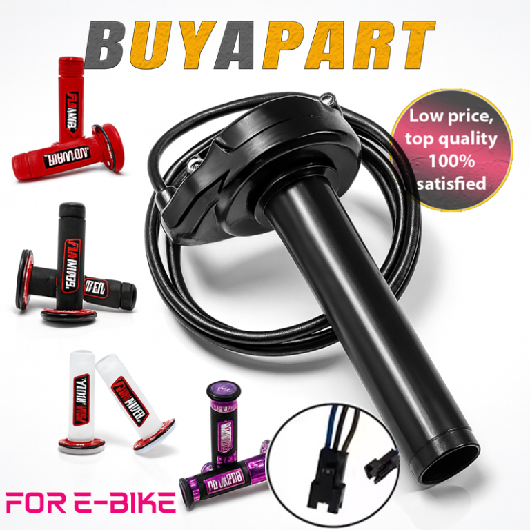 EBike SurRon Type Throttle Twist Grips Waffle Grip All Colours 3 Pin SM Plug UK