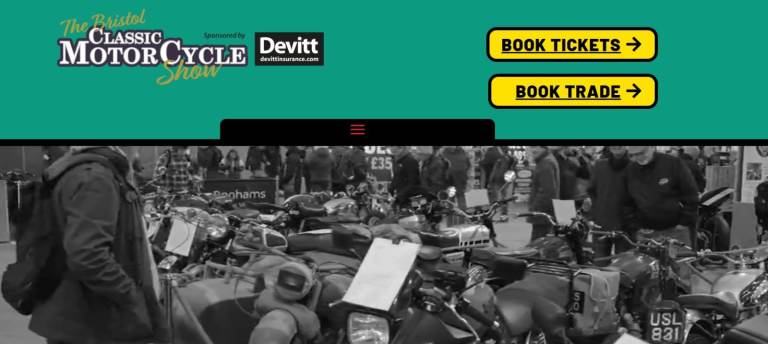 Classic Motorcycle Show Bristol – 2 Tickets £15
