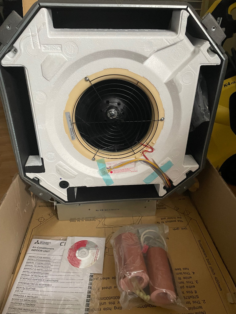 MITSUBISHI CASSETTE AIR CONDITIONER PLFY-P25VCM-E2 