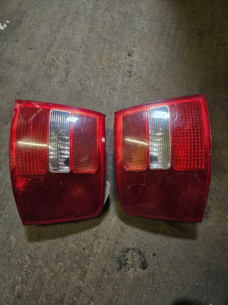 Audi A6 allroad rear light clusters.