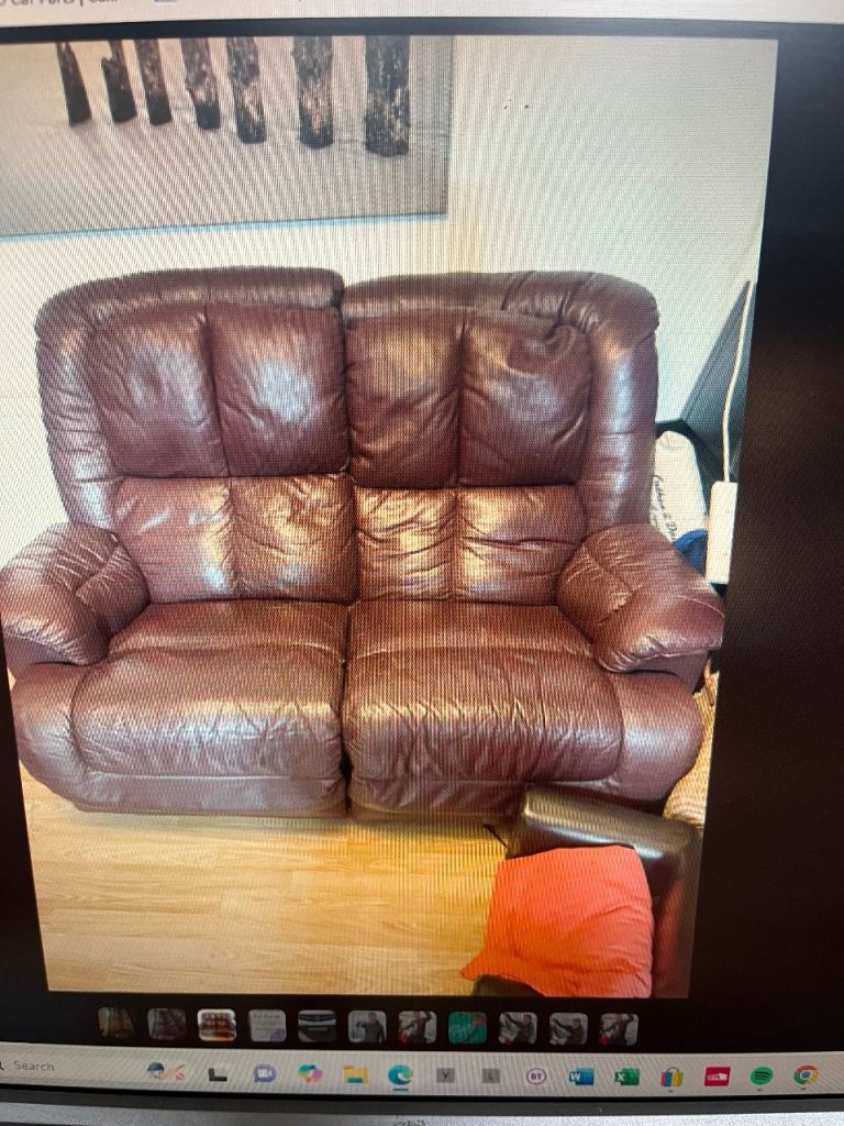 1 double and 3 seats sofa electric recliner 
