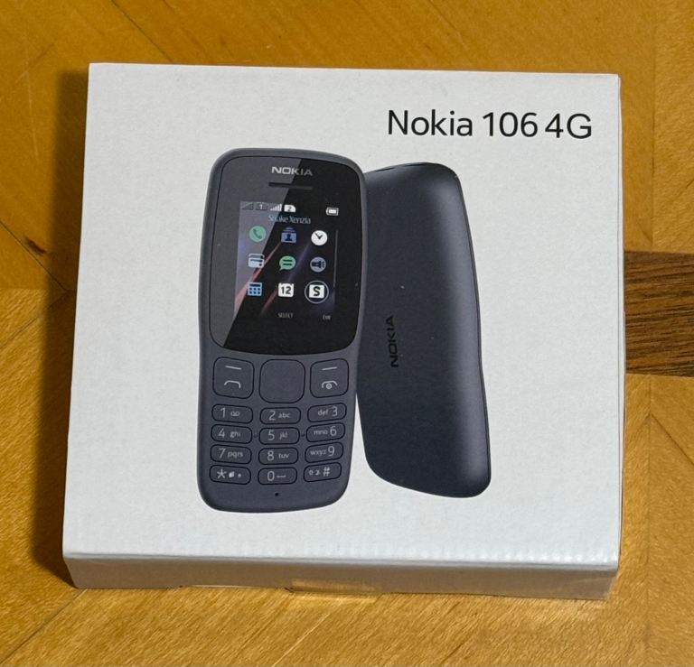 BRAND NEW UNLOCKED SEALED NOKIA 106 DUAL SIM MODEL TA-1114 DS BLACK 2018 ÉDITION