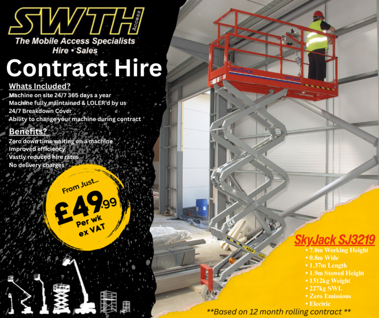 Scissor Lift and Cherry Picker Contract Hire