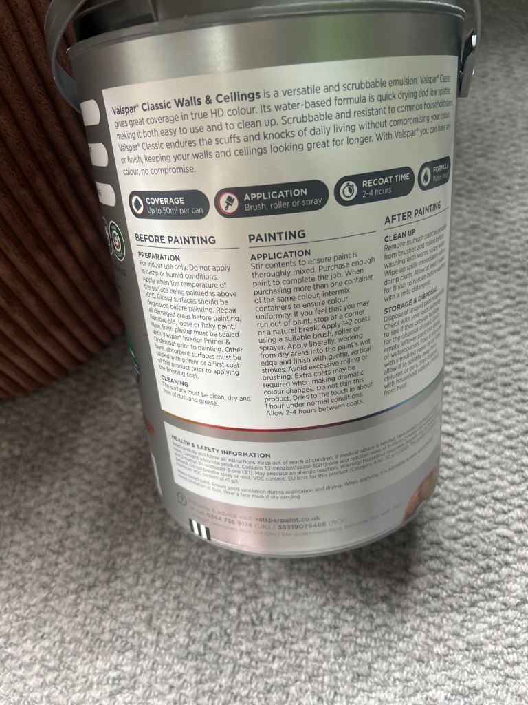 Unopened Valspar - Suede whisper paint 