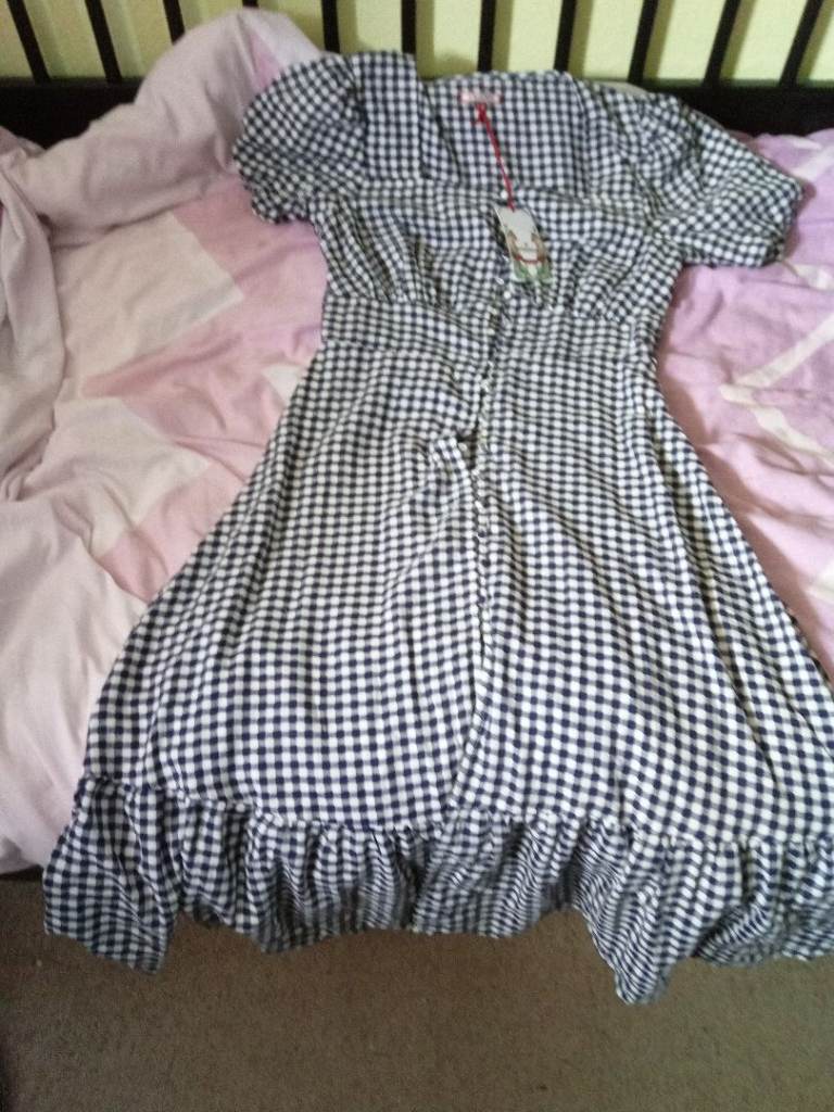 Gingham summer dress
