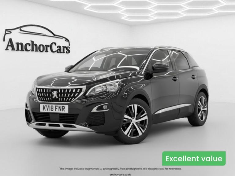 2018 Peugeot 3008 1.2 Puretech Allure Hatchback 5dr Petrol Automatic Euro 6 (131 bhp) Hatchback P...