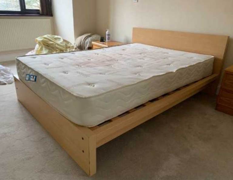 Free malm bed with mattress 