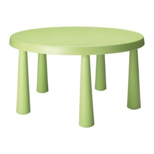 Ikea mammut chikdren's table and one chair.