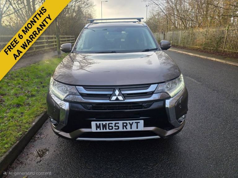 2015 65 MITSUBISHI OUTLANDER 2.0H 12KWH GX4HS SUV 5DR PETROL PLUG-IN HYBRID CVT