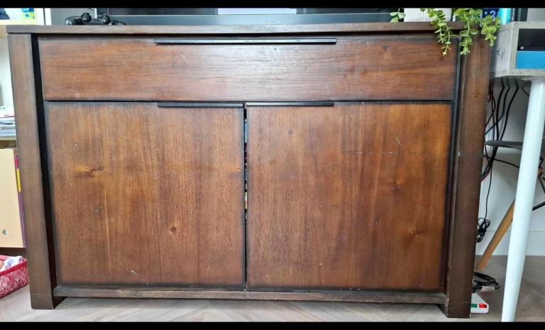 image for Dark wood cabinet 