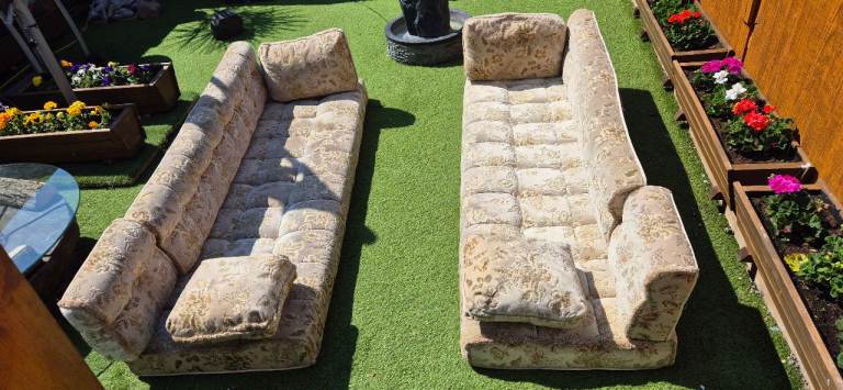 Cushions for camper caravan motorhome boat, set of 10.
