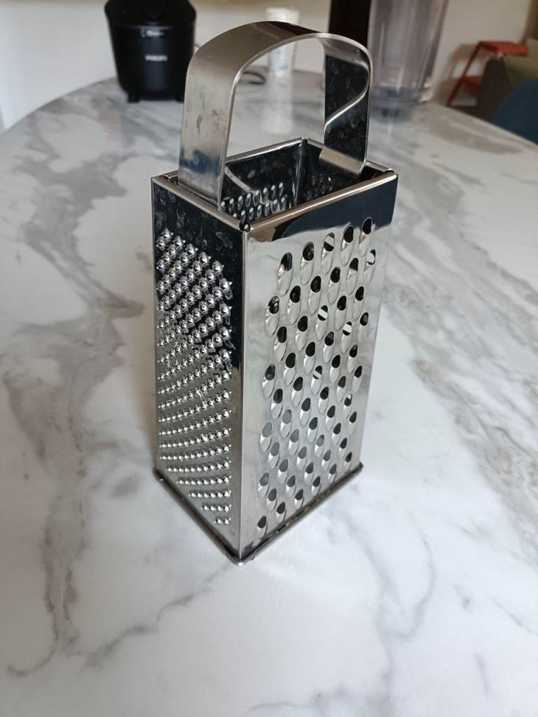 Stainless Steel Box Grater with Handle 