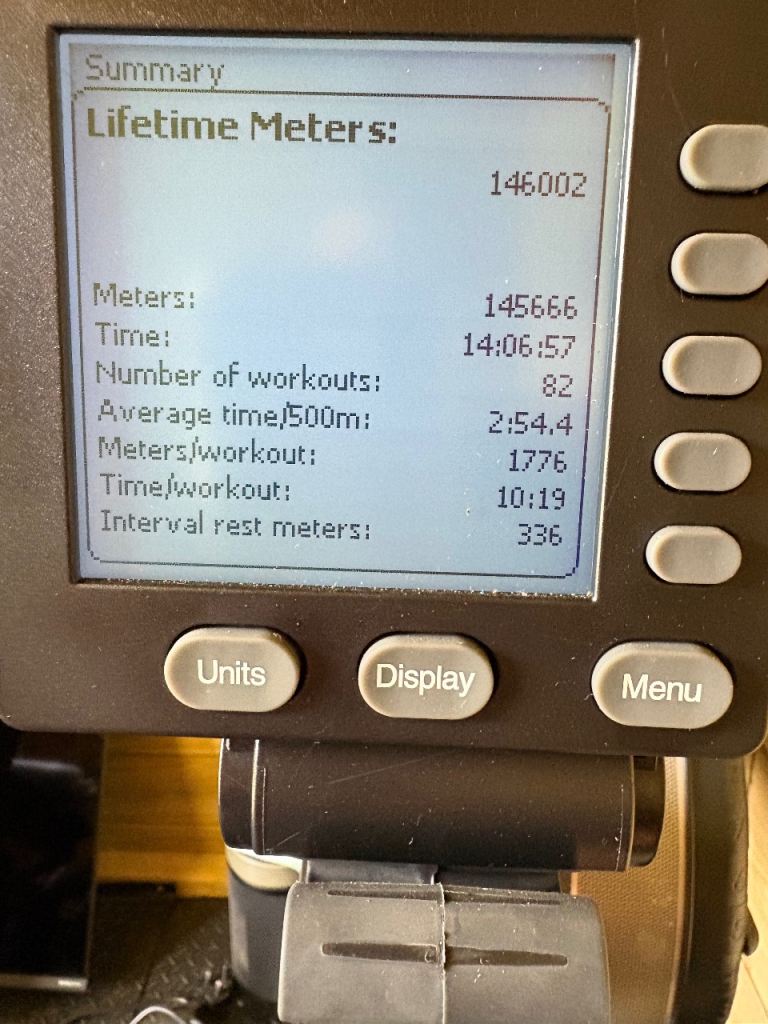 Concept2 RowErg Rowing Machine – Black, Good Condition