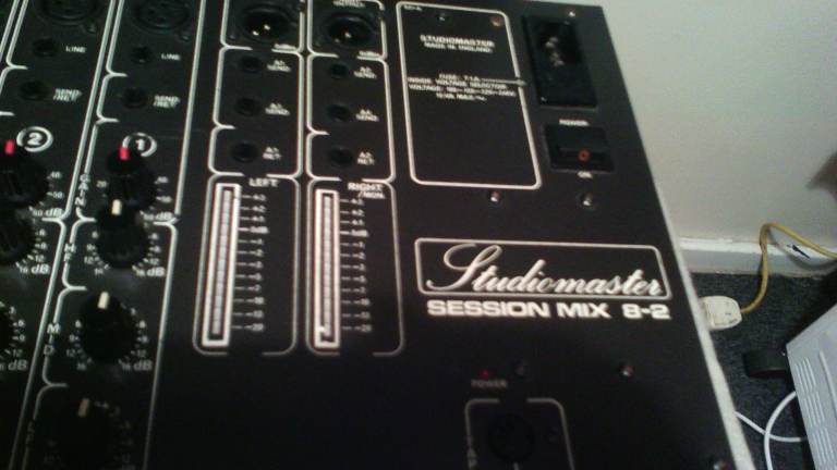 for sale vintage studiomaster 8 channel session mixer in good sound condition