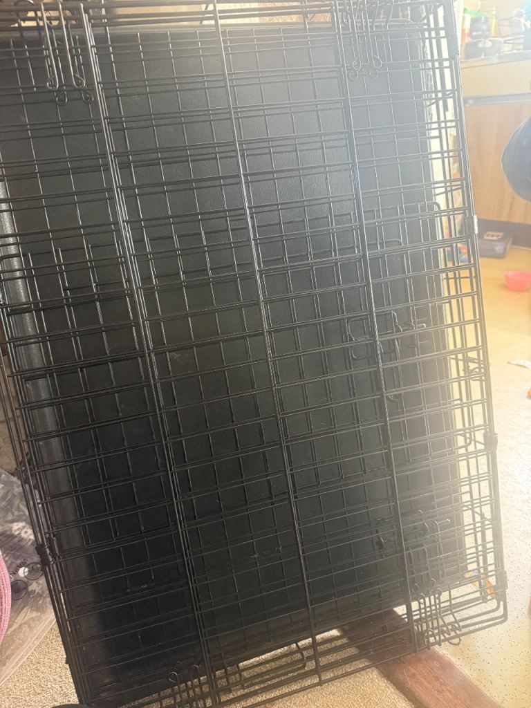 Dog cage. 