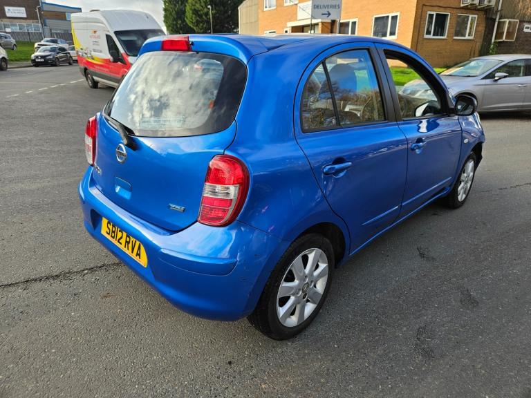 2012 NISSAN MICRA 1.2 Acenta 5dr CVT AUTOMATIC Damaged Salvage LOW MILEAGE