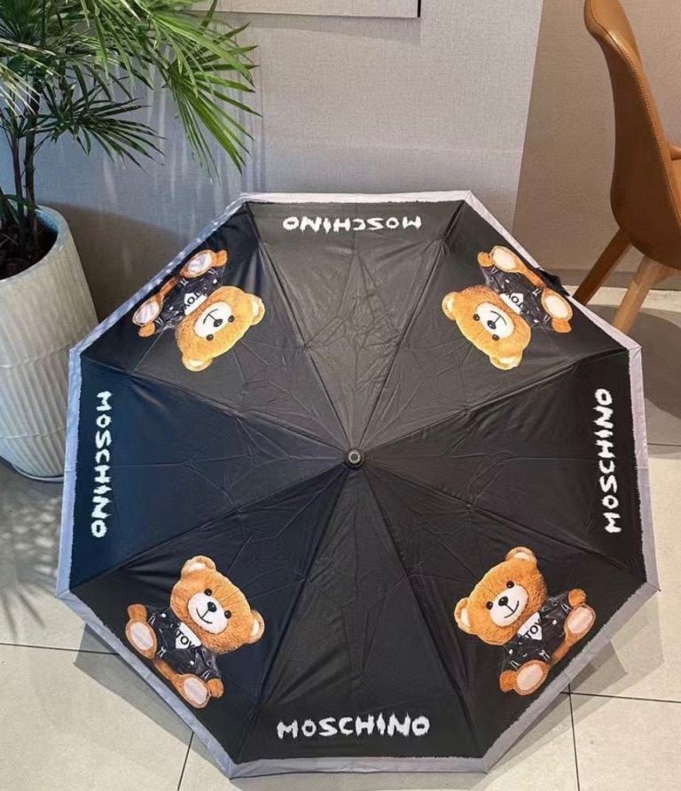 Designer Bear Umbrella – Black, As New