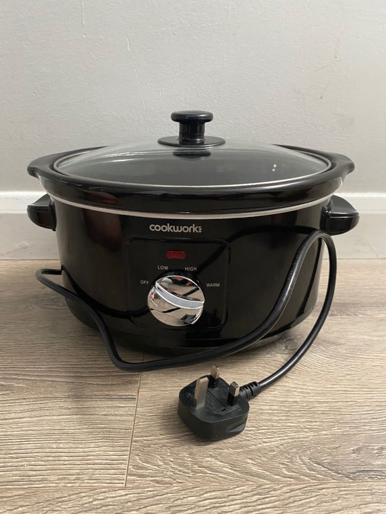 Cookworks Black Slow Cooker 3.5L – As Good As New