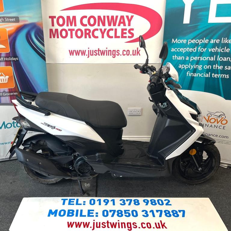 SYM JET4 RX125, 2024(74), 2 OWNERS, 1,158 MILES, IMMACULATE SCOOTER, £1495