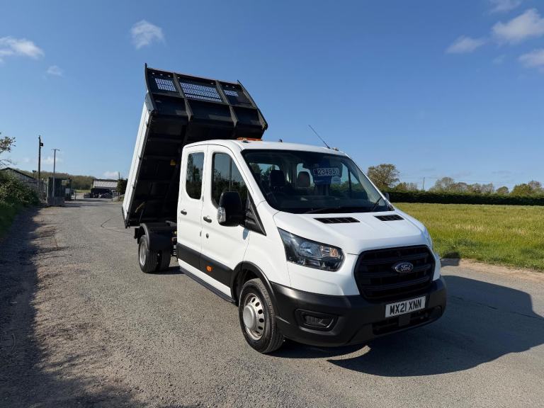 Ford Transit 2.0 350 EcoBlue Leader Double Cab tipper Aircon 4dr Dies... 2021/21