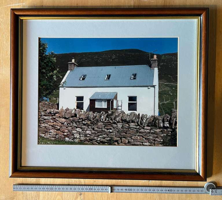 image for Framed Scottish House Print - framed in Elgin