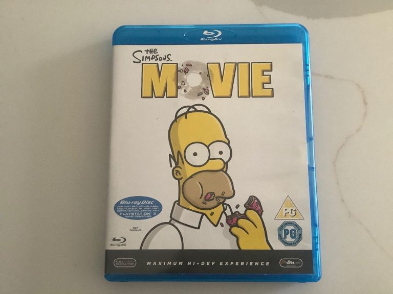 The Simpsons Movie on blu-ray