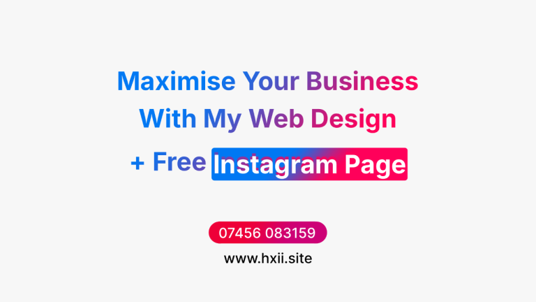 Maximise Your Business With a Professional Website - Web Designer Website Developer SEO Instagram