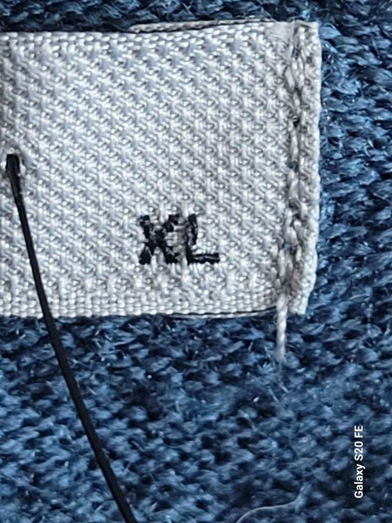  NEW Tu Man XL Blue Contemporary Knit Jumper Sweater | 