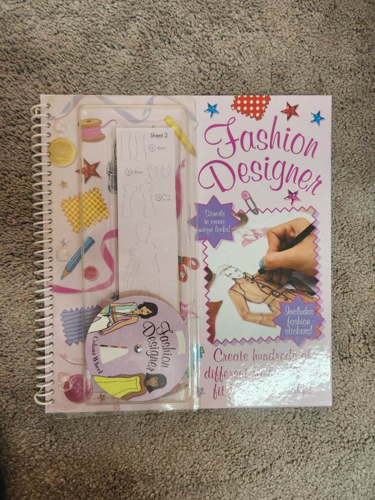 Fashion designer interactive book