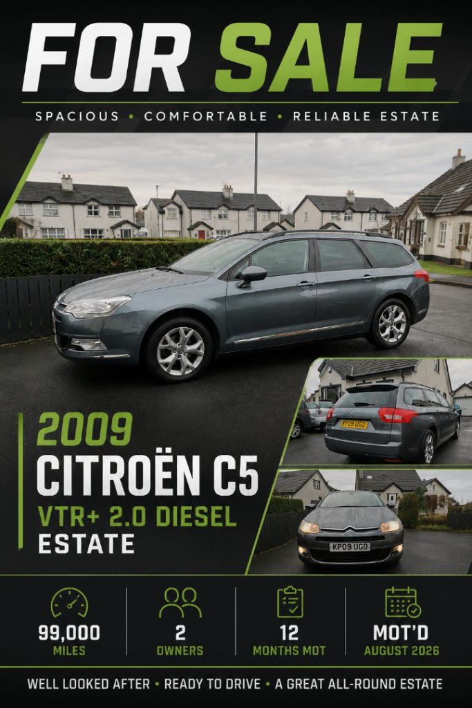 Citroen, C5, Estate, 2009, Manual, 1997 (cc), 5 doors