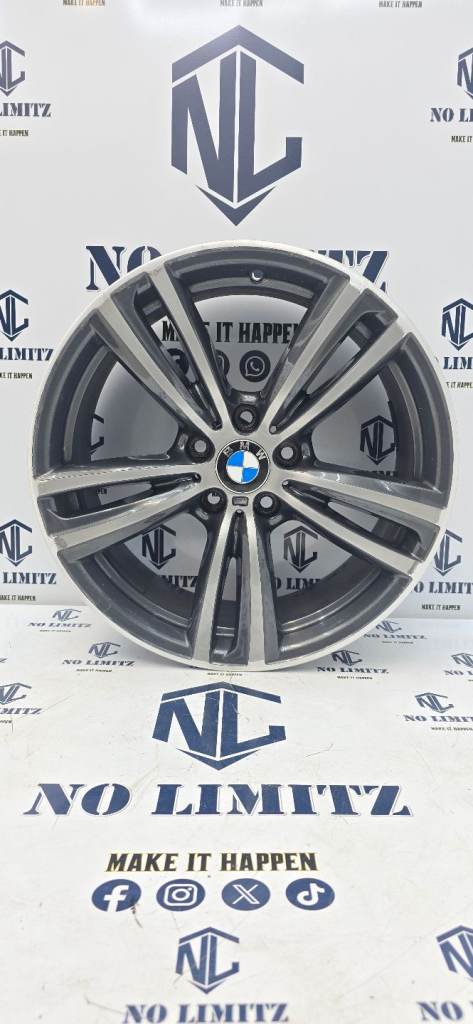 GENUINE BMW 19" 8.5J 442m 3 SERIES 4 SERIES F30 F31 F32 F33 SINGLE ALLOY WHEEL 5x120 DIAMOND CUT