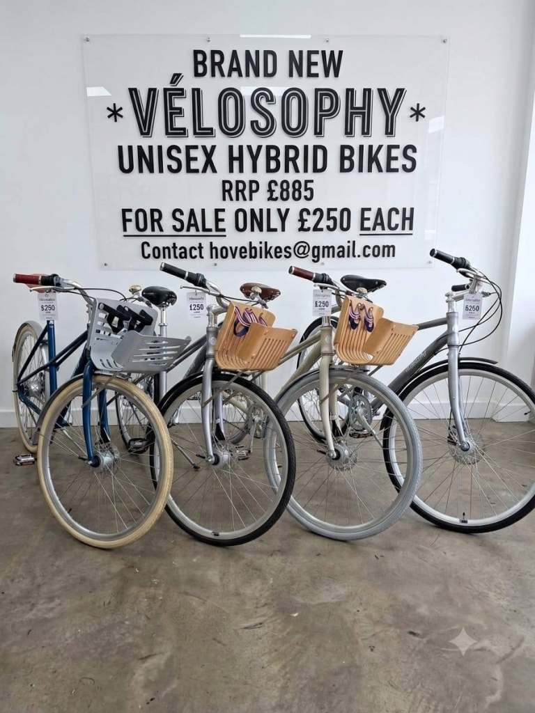 Brand New Vélosophy Unisex Hybrid Bikes – Great Value