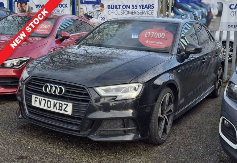 2020 70 AUDI A3 1.5 TFSI COD 35 BLACK EDITION 4DR 