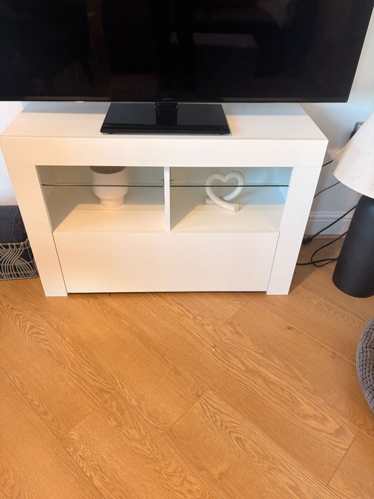White TV Stand