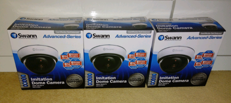 Swann dummy dome cameras x3