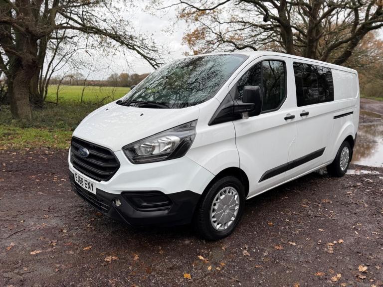 2018 Ford Transit Custom  D/Cab crew cab 114k l2 Lwb 6 seats finance available  PANEL VAN Diesel ...