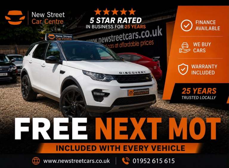 2017 Land Rover Discovery Sport 2.0 TD4 180 HSE Black 5dr Auto ESTATE DIESEL Automatic