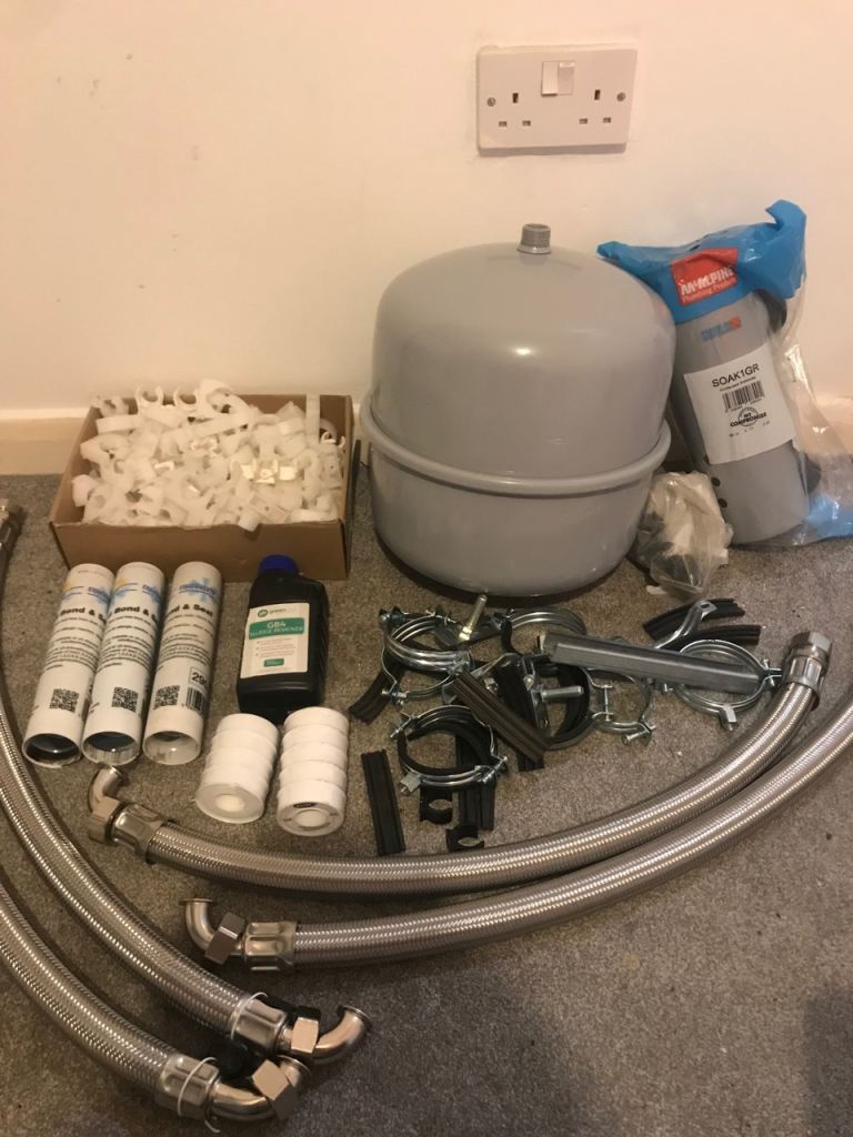 New plumbing bundle cheap lot heating clips sealant ect