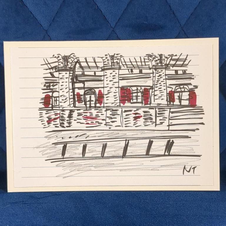 Original Art 'Sketch Of A Old Railway'