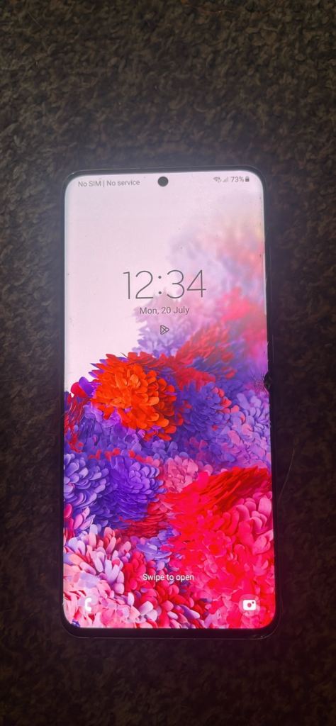 Samsung S20 5G – Grey, Good Condition with Case and Box