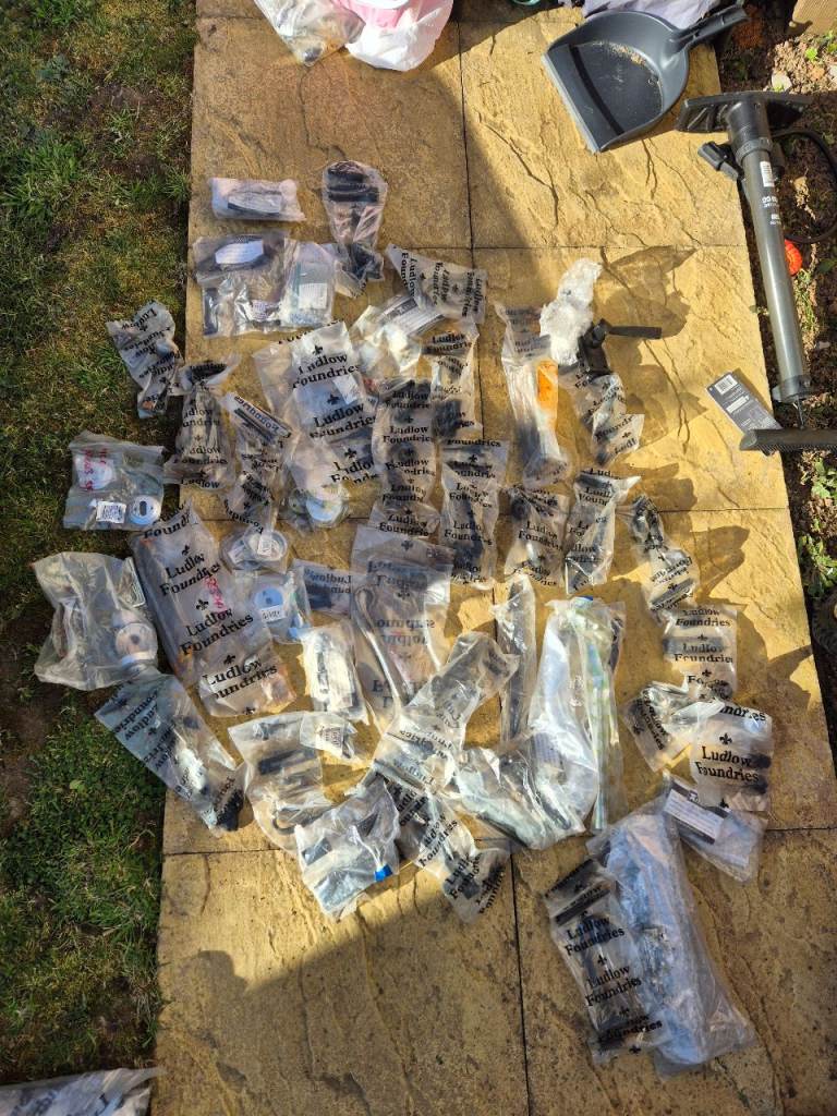 Job lot of branded window and door furniture 