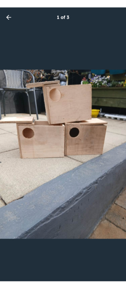 Small nest boxes - all 3 for £15
