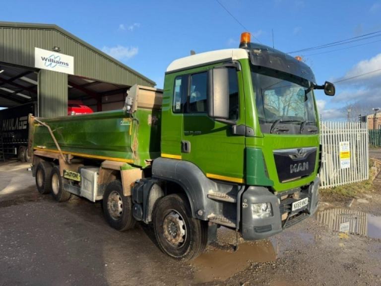 MAN TGS 35.420 8x4 STEEL BODY TIPPER