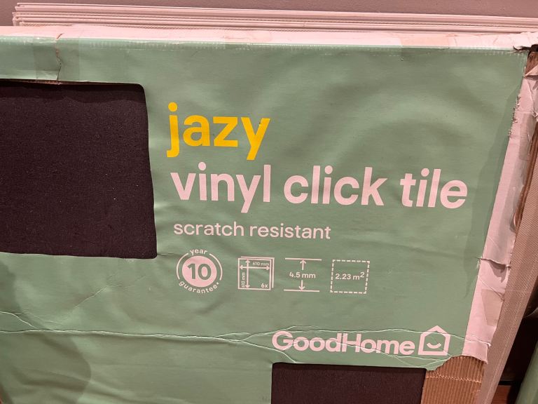 Jazy  vinyl click black tiles