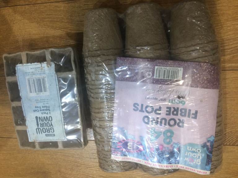 Small fibre plant potting potsv