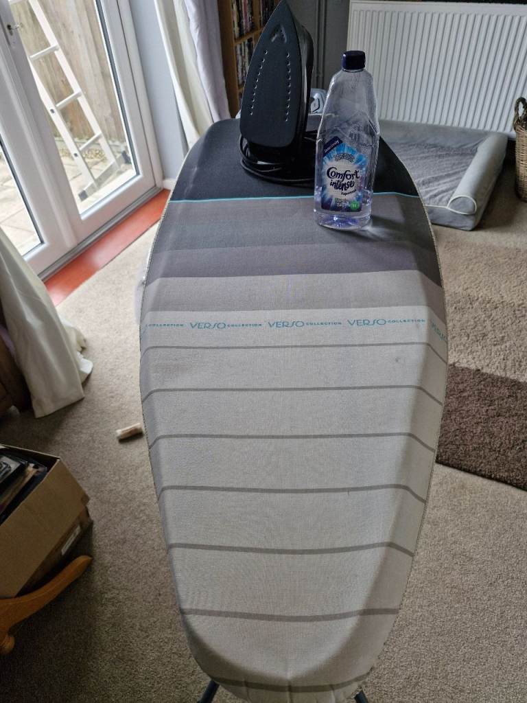 Minky ironing board and murphy Richards steam iron