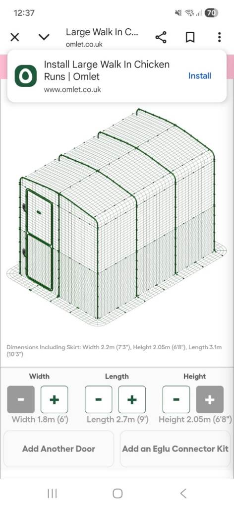 Omlet Large Chicken Run