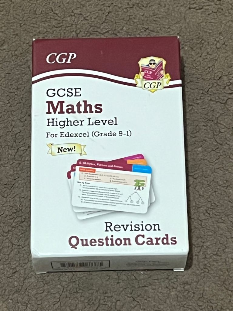 CGP GCSE Revision Cards - Edexcel Maths, AQA Combined Science & OCR Computer Science