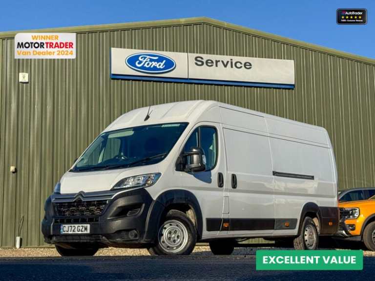 2023 Citroen Relay XLWB L4H2 [SOLD KH] Medium Roof 35 Heavy Enterprise EURO 6 Panel Van Diesel Ma...