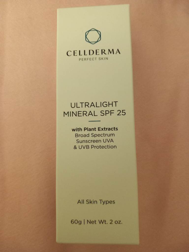 Brand New Unopened Cellderma Ultralight Mineral SPF 25